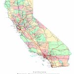 Large Detailed Administrative Map Of California State With Roads   Large Detailed Map Of California
