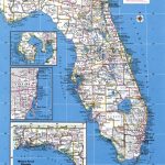 Large Detailed Administrative Map Of Florida State With Major Cities   Large Detailed Map Of Florida