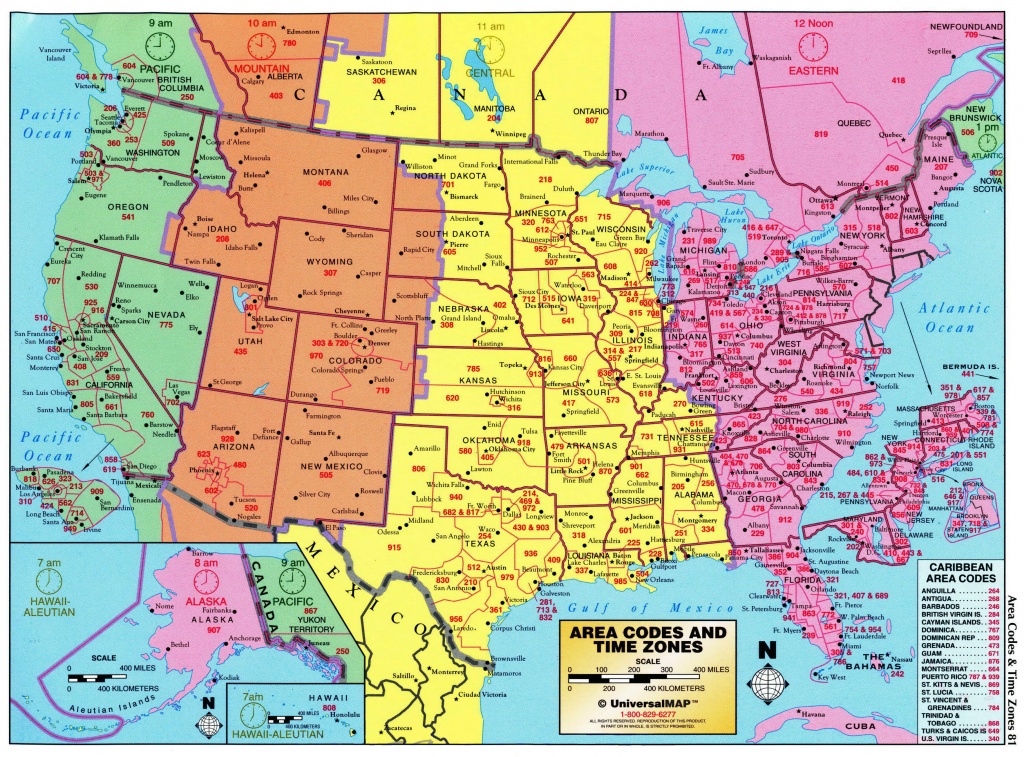 eastern time zone map