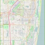 Large Detailed Map Of Boca Raton   Boca Florida Map