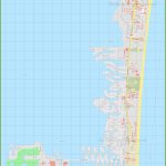 Large Detailed Map Of Cocoa Beach   Coco Beach Florida Map