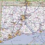 Large Detailed Map Of Connecticut With Cities And Towns   Printable Map Of Connecticut