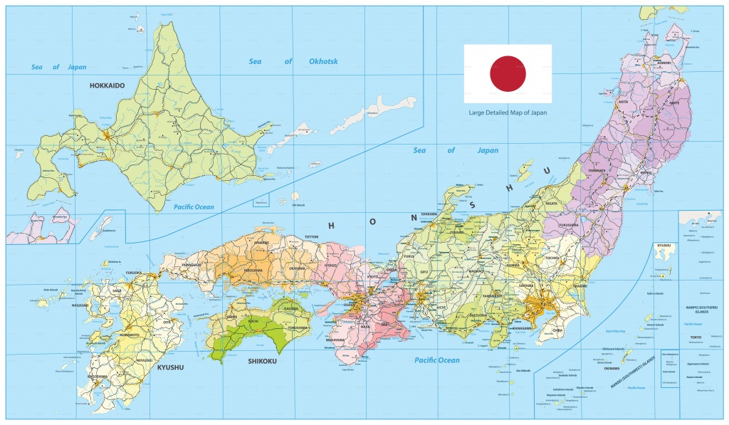 Large Detailed Map Of Japan - Large Printable Map Of Japan