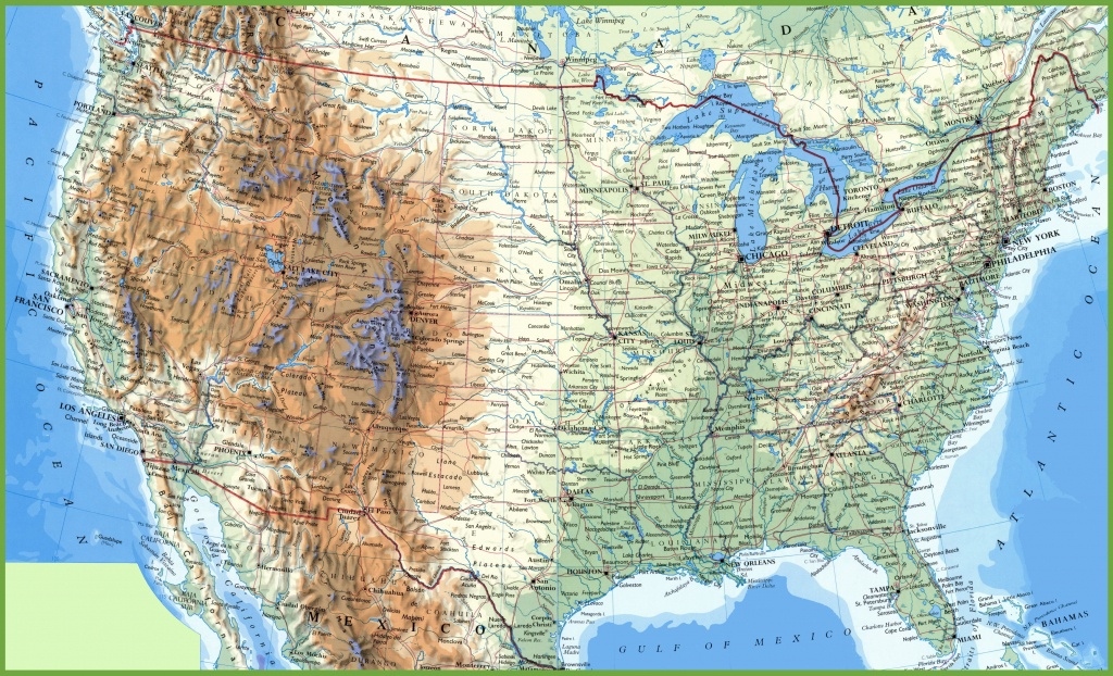 Large Detailed Map Of Usa With Cities And Towns - Printable Map Of Usa With Cities And States