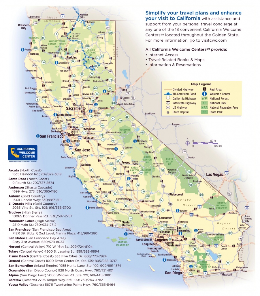 Large Detailed National Parks Map Of California State | California - California State Parks Map