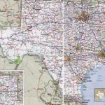 Large Detailed Roads And Highways Map Of Texas State With All Cities   State Map Of Texas Showing Cities