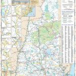 Large Detailed Tourist Map Of New Hampshire With Cities And Towns   New Hampshire State Map Printable