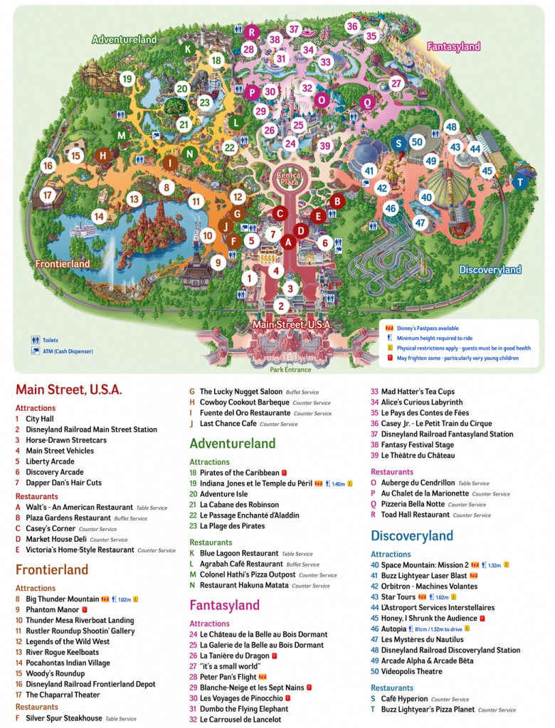 Large Disneyland Paris Maps For Free Download And Print | High - Disneyland Paris Map Printable