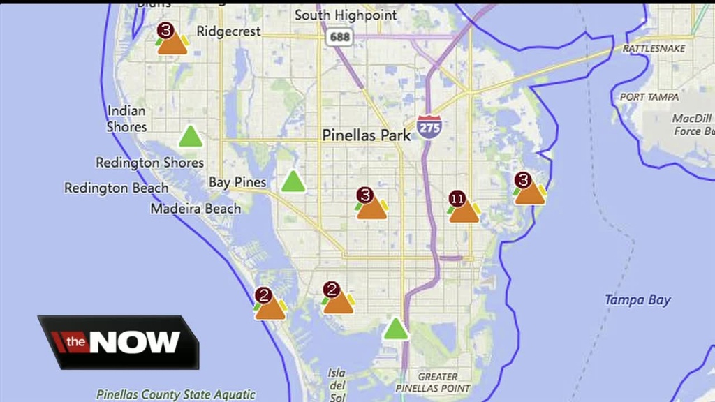 Large Duke Energy Power Outage Disrupts Traffic Signals In St. Pete - Duke Florida Outage Map