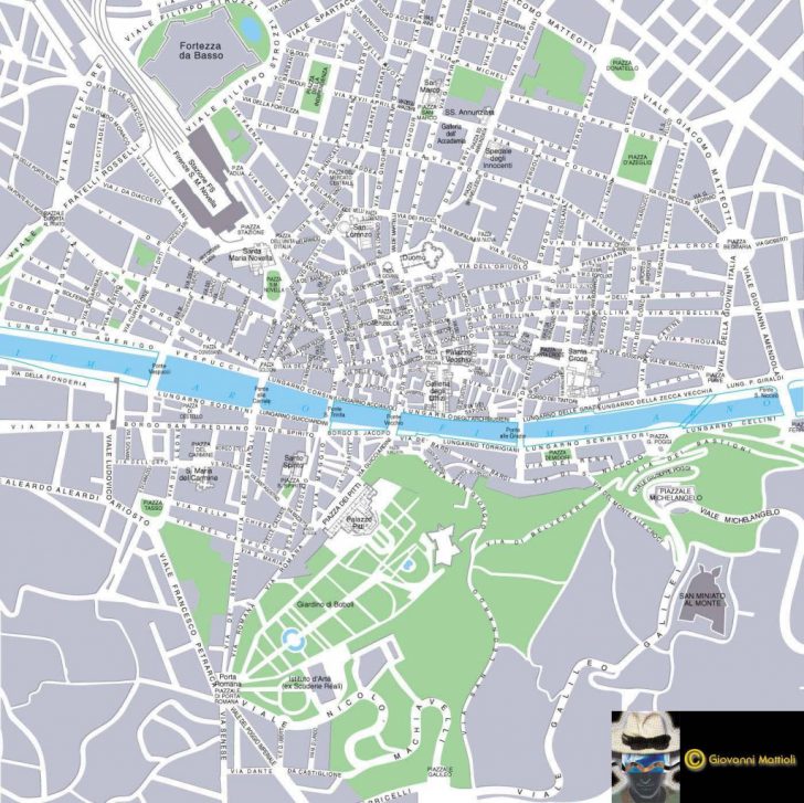 Printable Street Map Of Florence Italy
