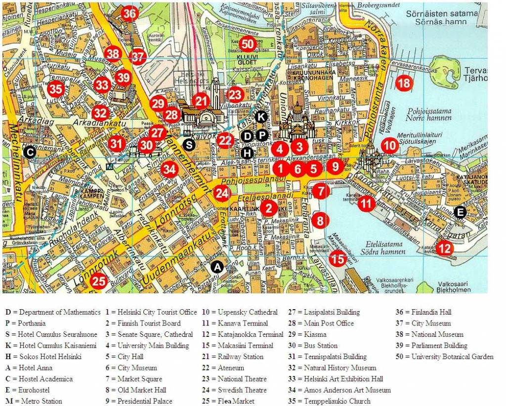 Large Helsinki Maps For Free Download And Print | High-Resolution - Helsinki City Map Printable