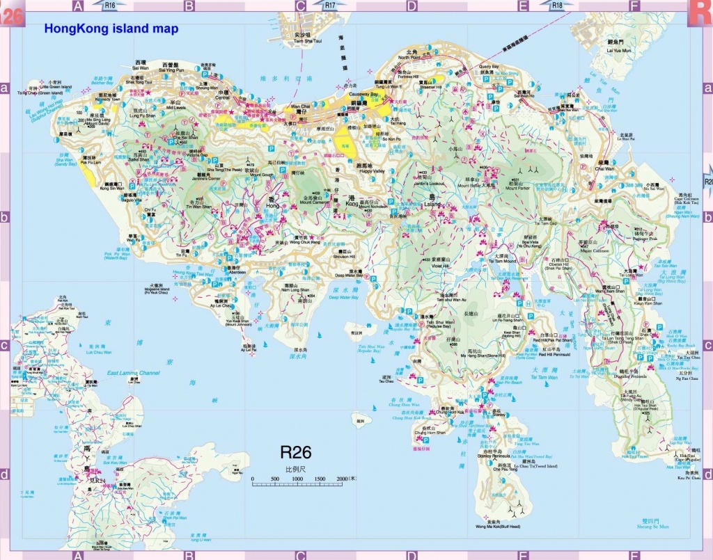 Large Hong Kong City Maps For Free Download And Print | High - Hong Kong Tourist Map Printable