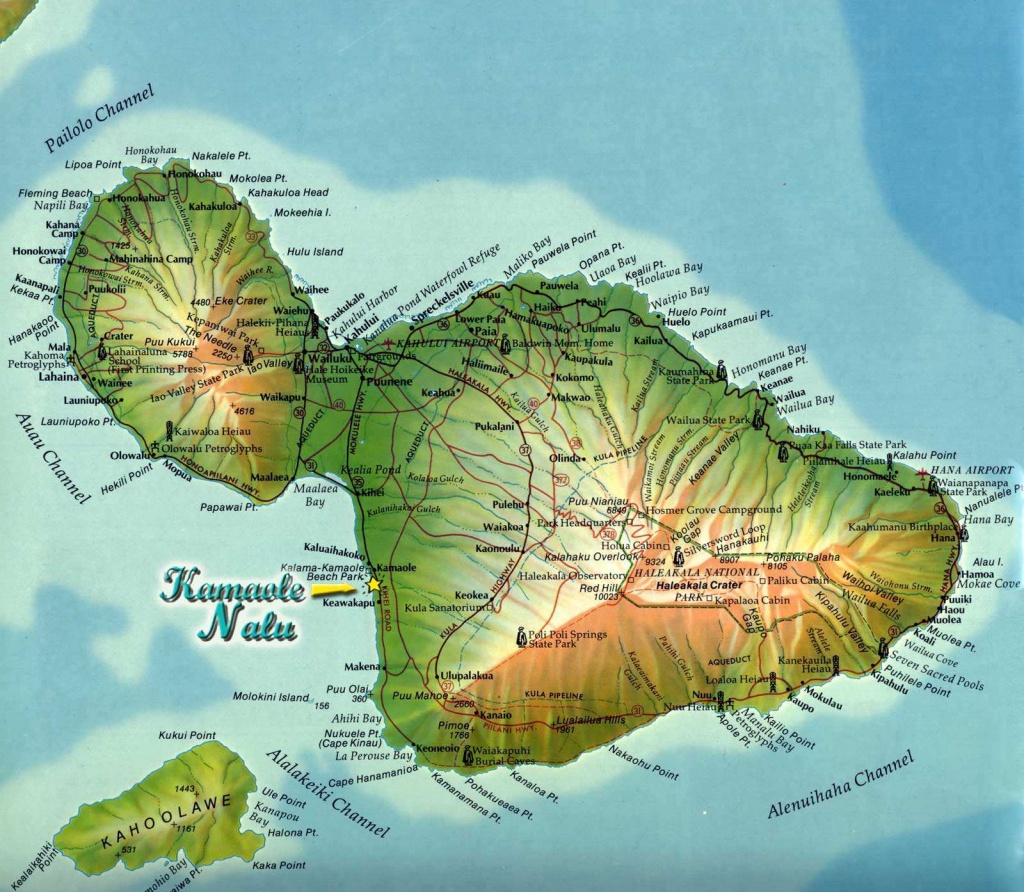 Large Maui Maps For Free Download And Print | High-Resolution And - Printable Map Of Maui