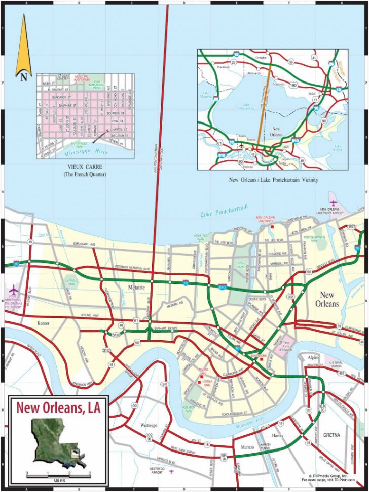 Printable Walking Map Of New Orleans
