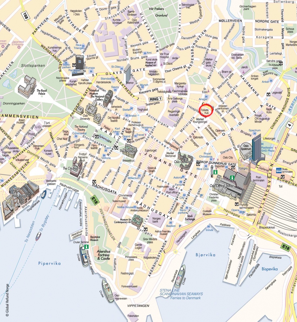 Large Oslo Maps For Free Download And Print | High-Resolution And - Printable Map Of Oslo Norway