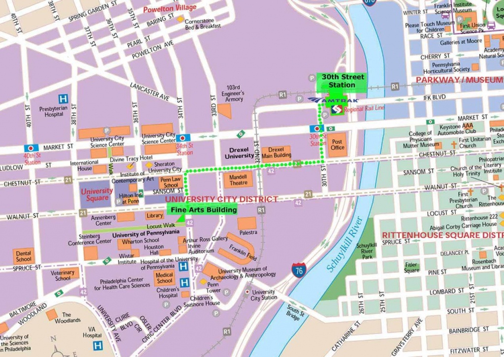 Large Philadelphia Maps For Free Download And Print | High - Philadelphia Tourist Map Printable