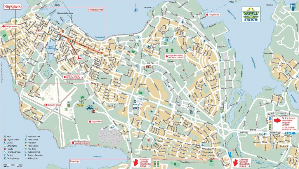 Large Reykjavik Maps For Free Download And Print | High-Resolution - Printable Local Maps