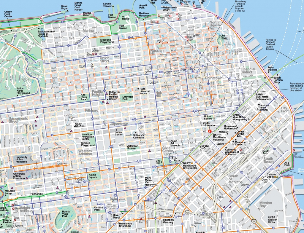 Large San Francisco Maps For Free Download And Print | High - Printable Map Of San Francisco Downtown