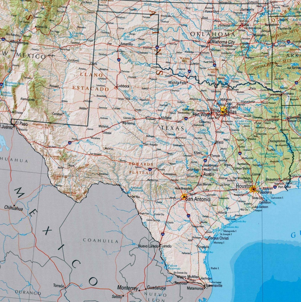 Large Texas Maps For Free Download And Print | High-Resolution And - Google Maps Texas Cities