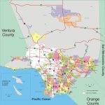 Larger Detailed Map Of Los Angeles County | Maps In 2019 | County   Printable Map Of Los Angeles
