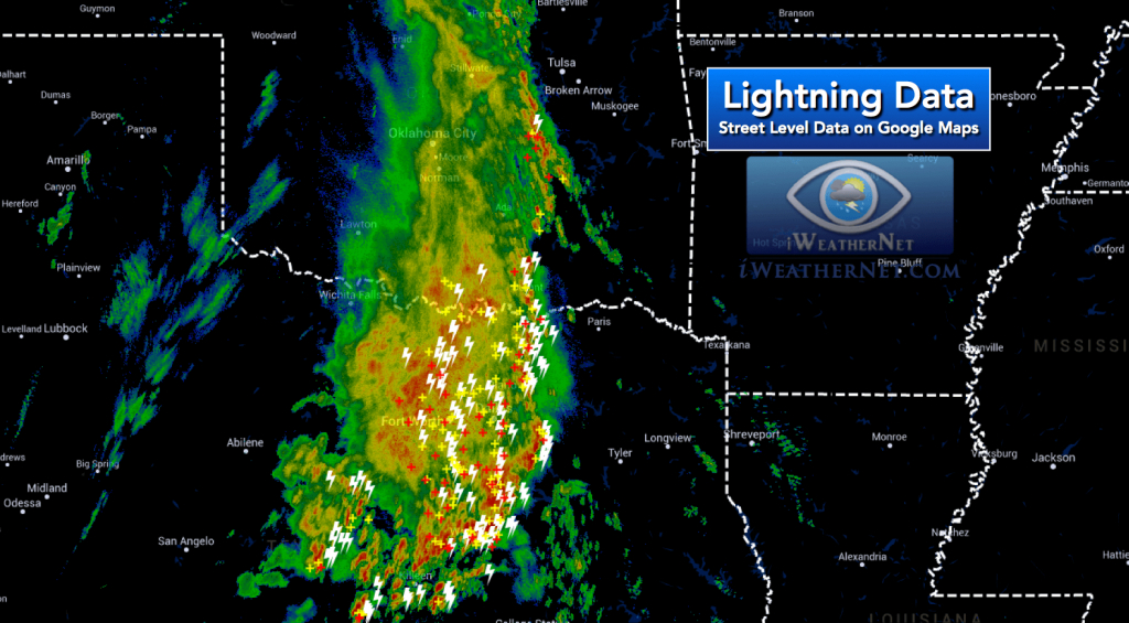 Latest Lightning Strikes On Google Maps – Iweathernet - Lightning Map California