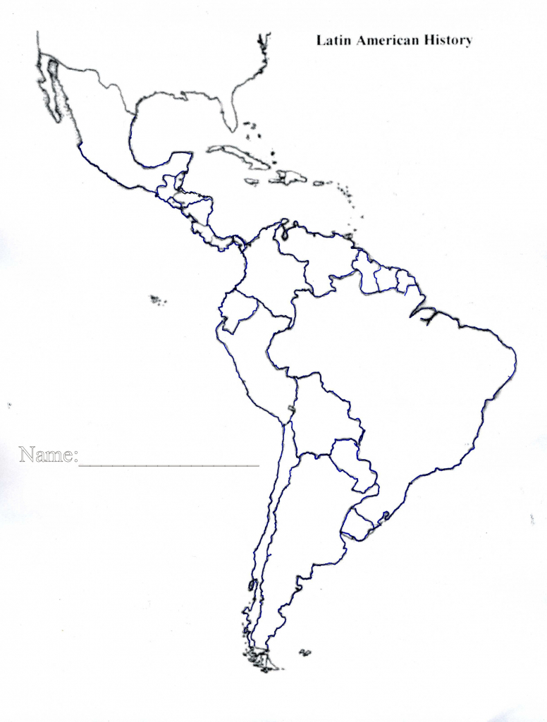 Latin America Map Quiz Printable Blank Of Us And South Central 7 - Central America Map Quiz Printable