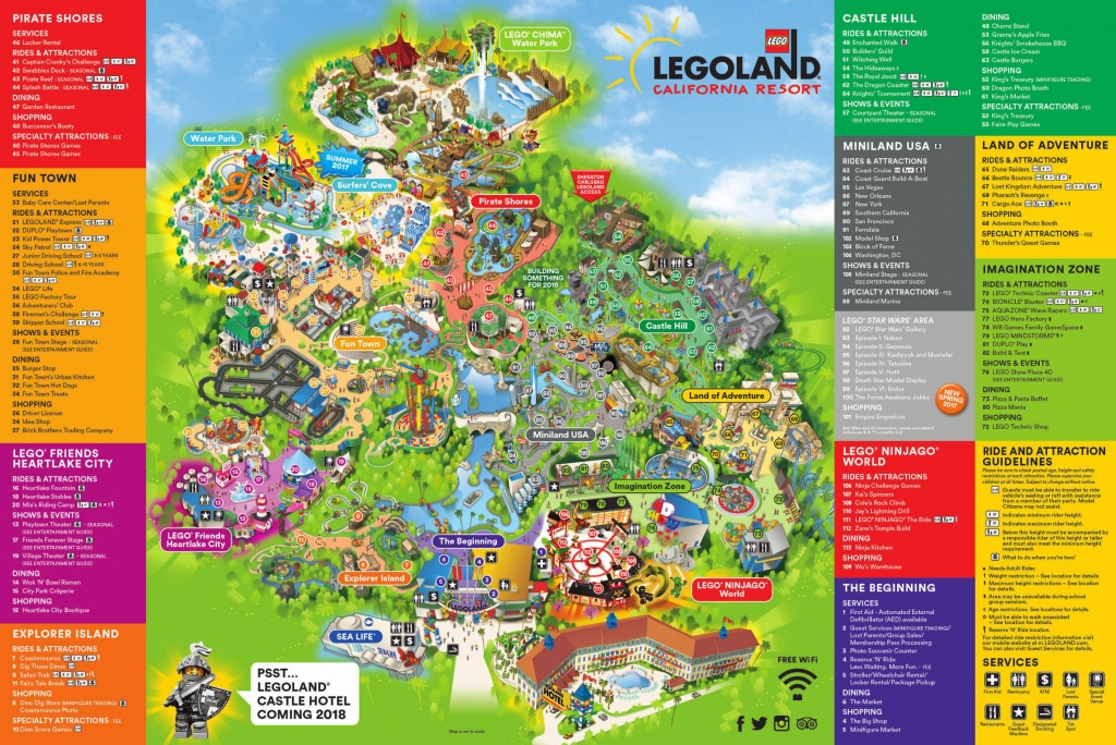 Legoland California Resort Theme Park Map Google Maps California Map - Legoland California Map
