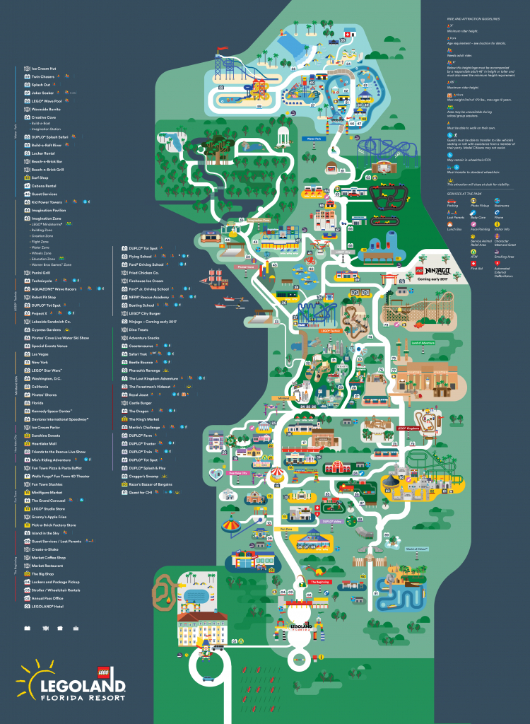 Legoland Florida Map 2016 On Behance | Disney, One Day, Maybe - Map Of Hotels In Orlando Florida