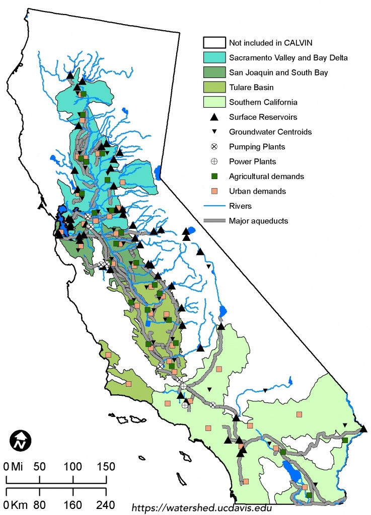 Lesson Five – Run4Salmon - California Water Map