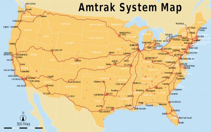 Amtrak California Coast Map