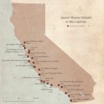 List Of Spanish Missions In California   Wikipedia   California Missions Map Printable