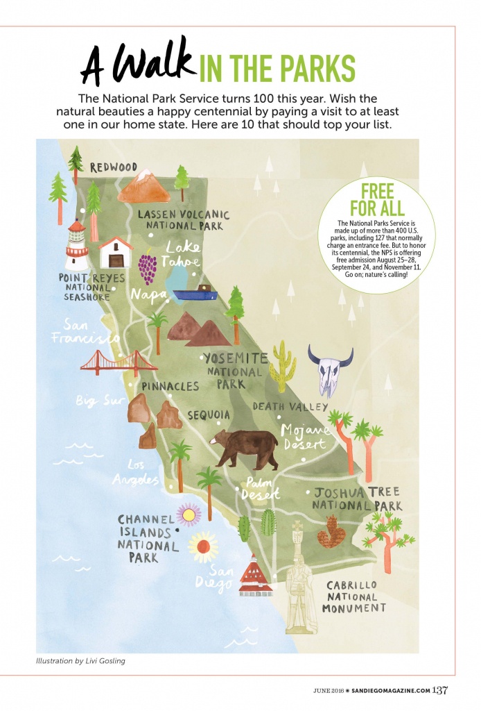 Livi Gosling - Map Of California National Parks | I&amp;#039;ll Go Anywhere - California Campgrounds Map