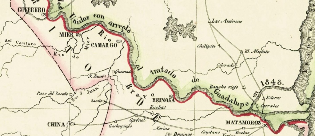 Locating The In-Between: South Texas And Antonio García Cubas&amp;#039; Map - Map Of Spanish Land Grants In South Texas