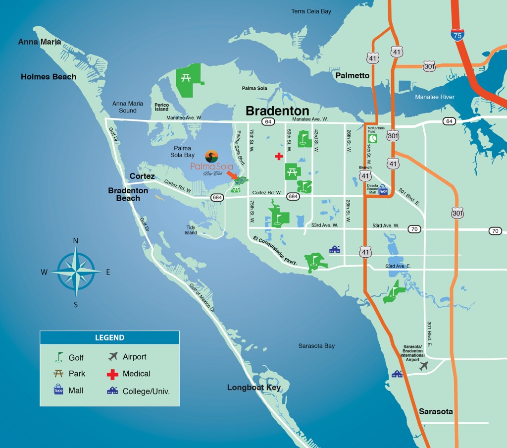 Location &amp;amp; Area Map - New Condominiums For Sale In Bradenton - Where Is Sarasota Florida On The Map