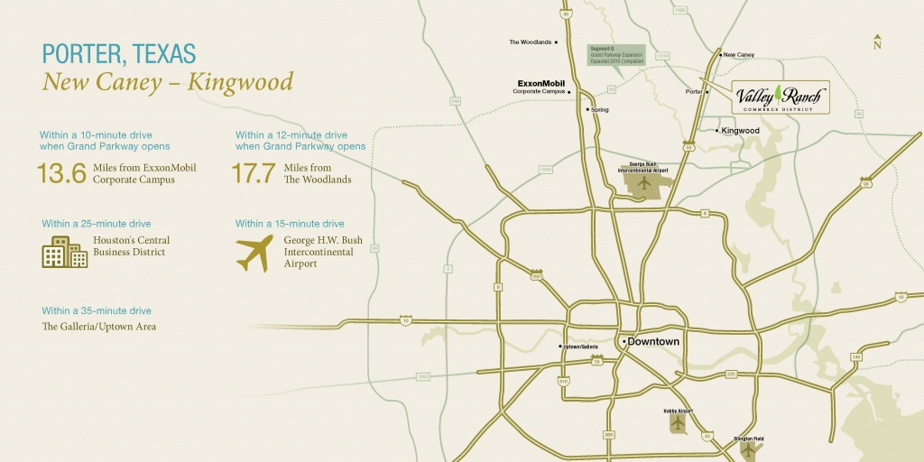 Location Of Our Community Near Kingwood | Valley Ranch - Porter Texas Map