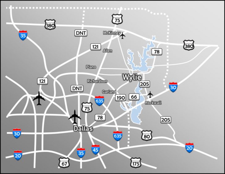 Wylie Texas Map