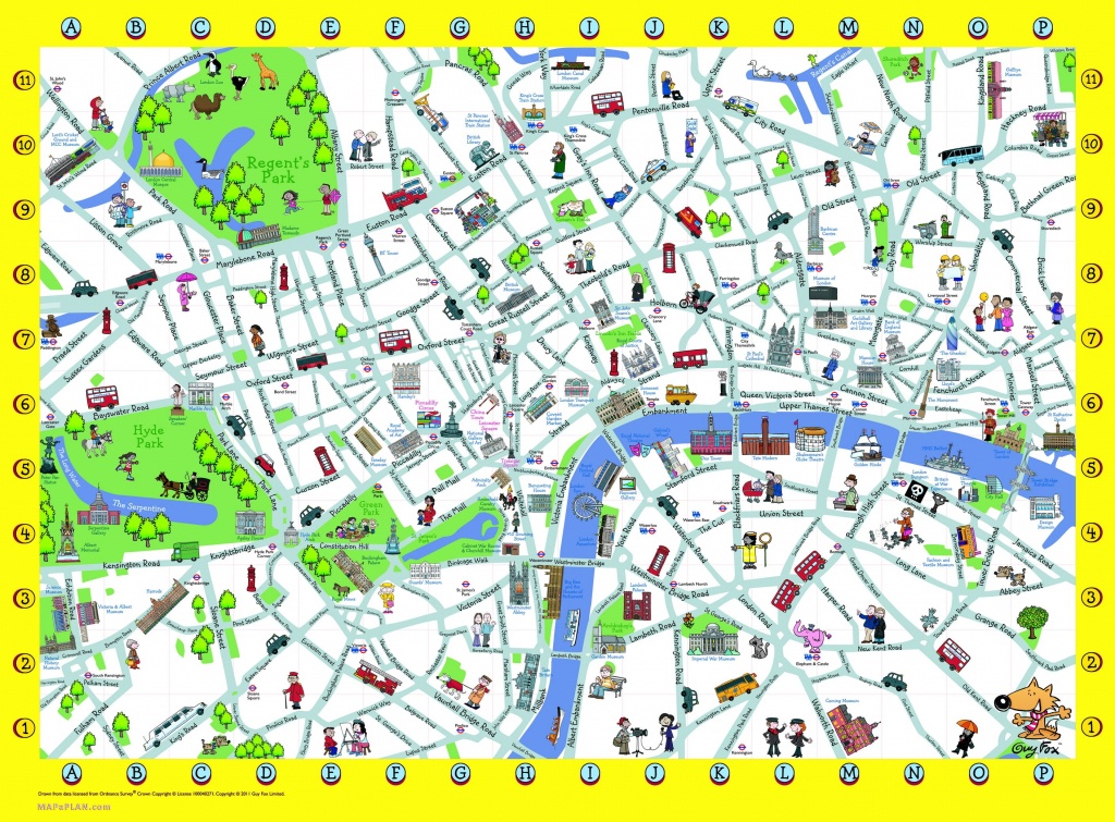 London Detailed Landmark Map | London Maps - Top Tourist Attractions - Printable Map Of London England