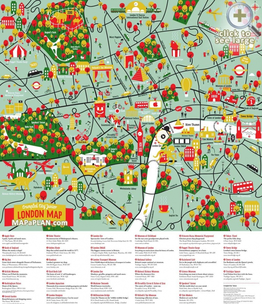 London Maps - Top Tourist Attractions - Free, Printable City Maps - Free Printable City Maps