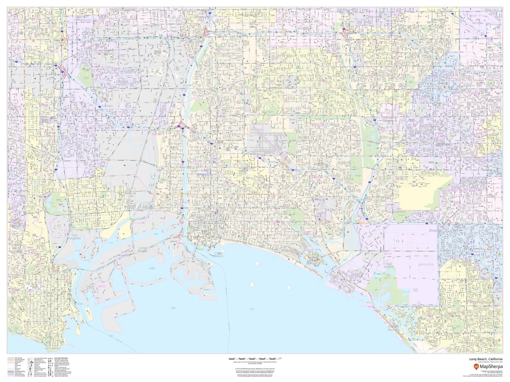 Long Beach Area Map - Map Of Long Beach California And Surrounding Areas