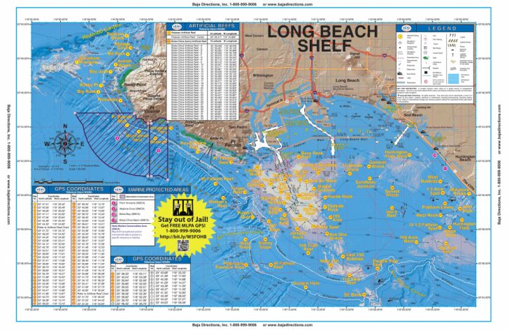 Southern California Fishing Spots Map