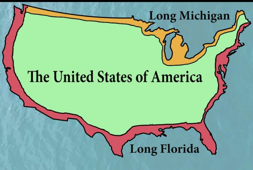 Long Florida And Michigan : Mapporncirclejerk - Map From Michigan To Florida
