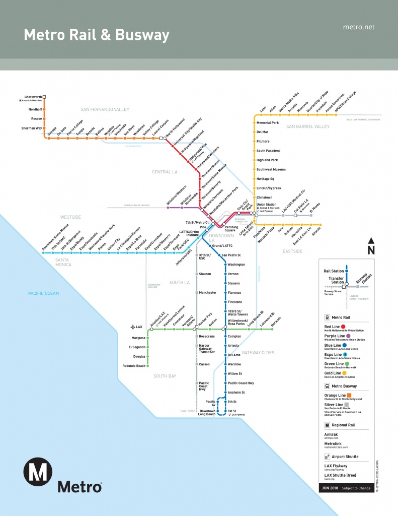 Los Angeles Metro Guide When You Want To Explore La Without A Car - California Metro Rail Map