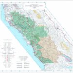 Los Padres National Forest Visitor Map (North)   Us Forest Service   California Forest Service Maps