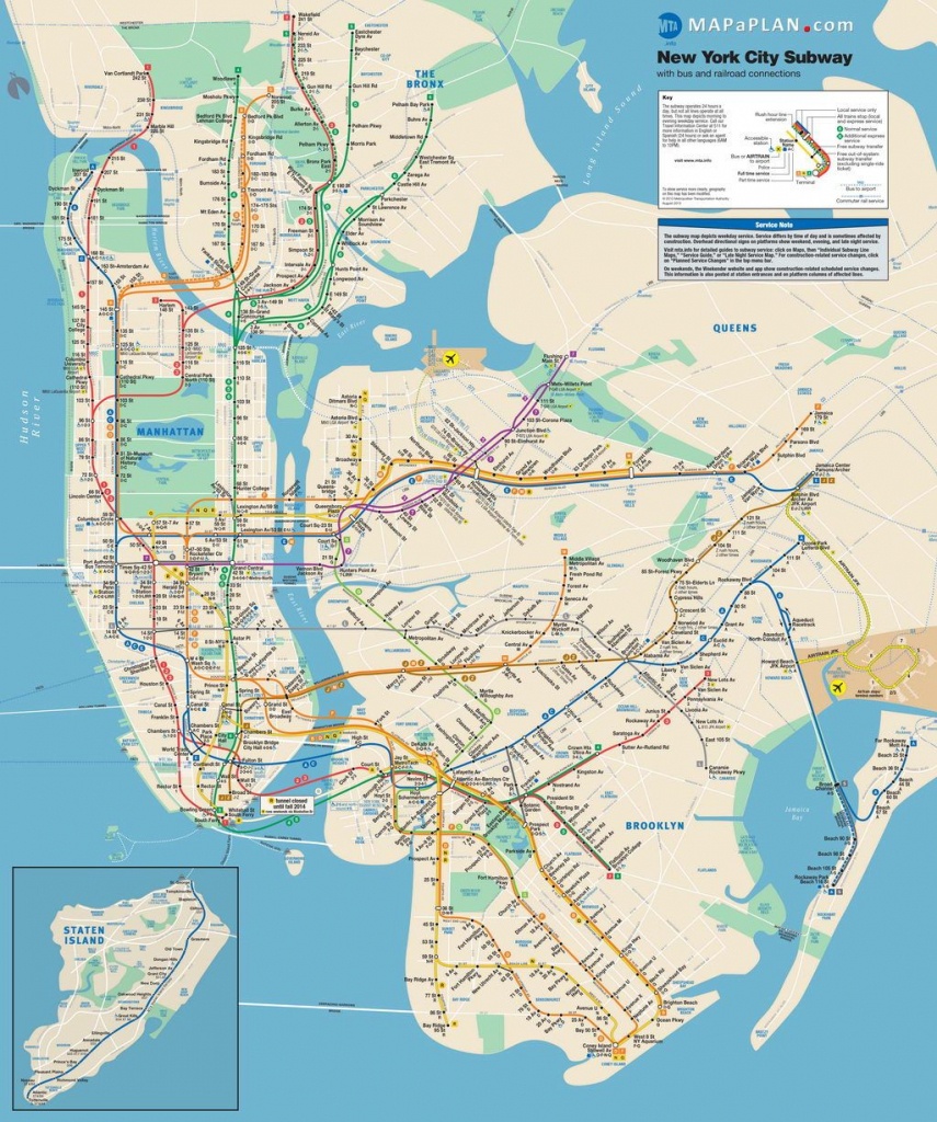 Lots Of Free Printable Maps Of Manhattan. Great For Tourists If You - Free Printable Map Of New York City