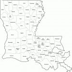 Louisiana Parish Map With Parish Names   Printable Map Of Louisiana