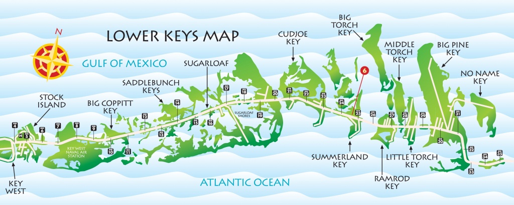 Lower Keys Map | Key West / Florida Keys Money Saving Discount Coupons - Map Of Lower Florida