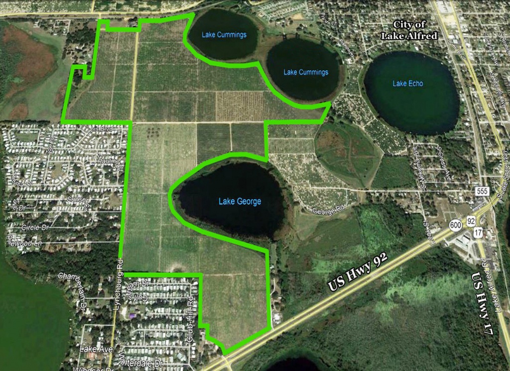 Lynchburg Residential Development - Totalcommercial - Lake Alfred Florida Map