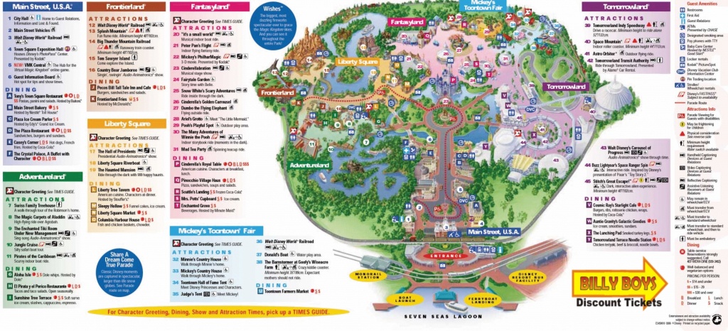 Magic Kingdom Disney World Map Pdf Save Cute Walt Park Maps 8 - Walt Disney World Park Maps Printable