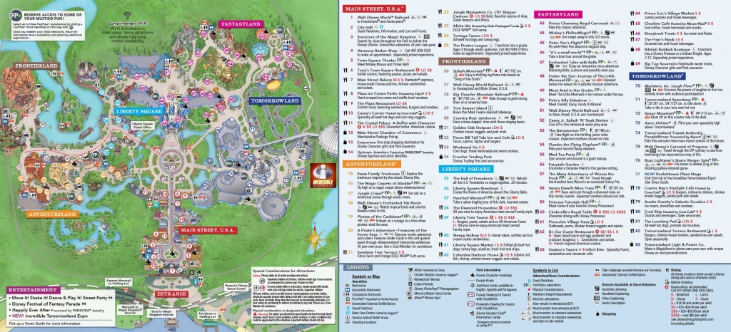 Magic Kingdom Park Map | Disney In 2019 | Disney World Map, Disney - Disney World Florida Map 2018