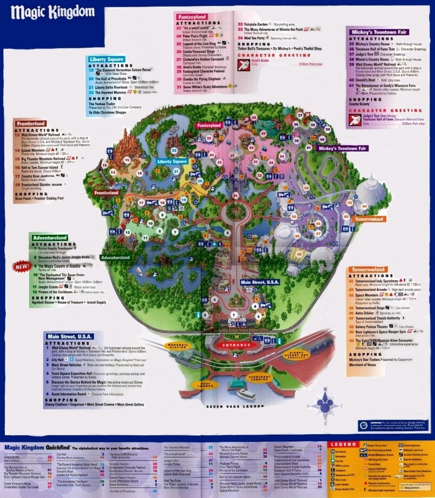 Magic Kingdom Park Map - Orlando Fan Art (1415237) - Fanpop - Magic Kingdom Orlando Florida Map